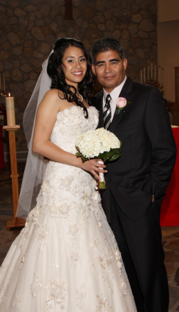 Vanessa with dad.