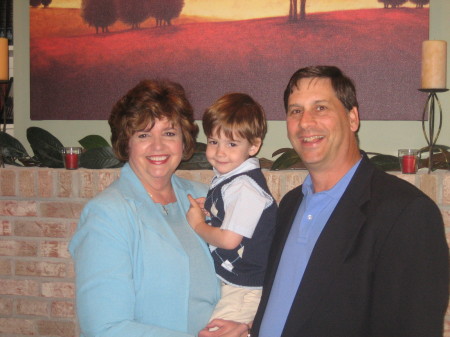 Nancy and I with Grandson