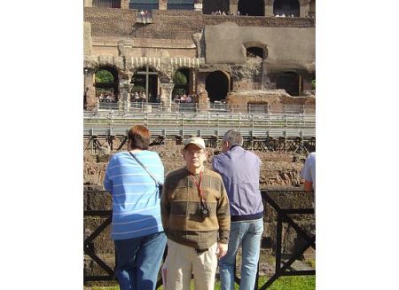 Geoff at Coliseum in Rome