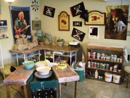 Home pottery studio