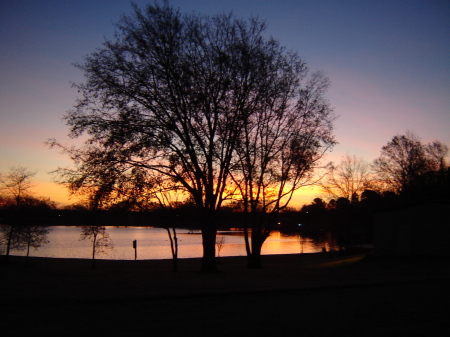 Sunrise at Cedar Creek Lake