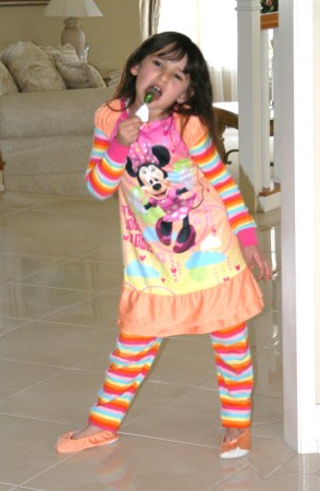 My little seven year old clown