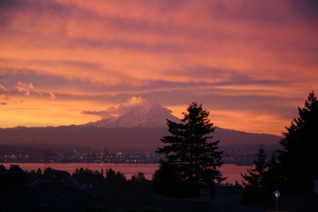 Mt. Rainier sunrise