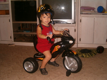 My Little Guy and His Bike