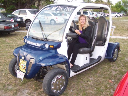 Electric car in Key West