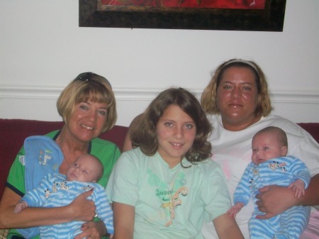 mom, tay and shan and babies