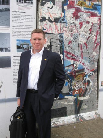 At (what's left of)  the Berlin Wall