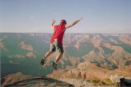 Jumping into the Grand Canyon