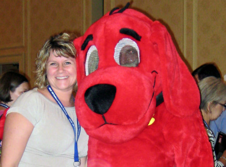 Me and that BIG RED DOG