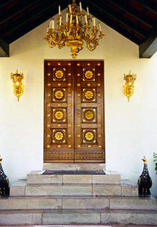 Door to the Shrine of Baha'u'llah