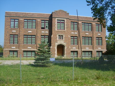 Front of school