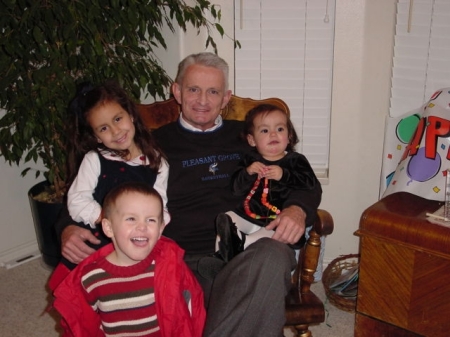 Me with 3 of 13 Grandkids