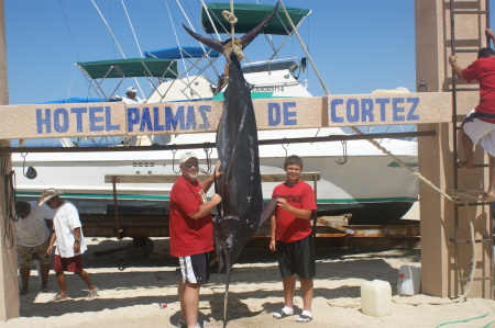 Ryan and I with our marlin