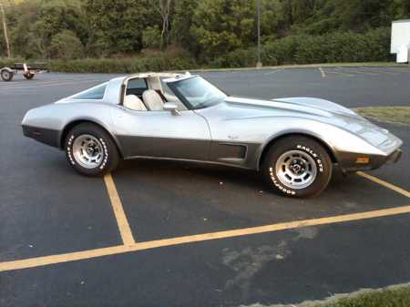 my 78 Silver Anniversary Edition Vette