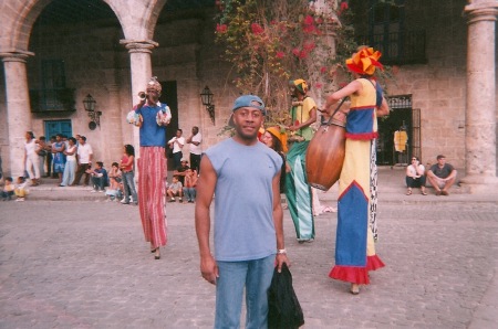 Performers on Stilts, Havana Cuba