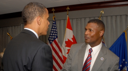 President Obama and Reggie B
