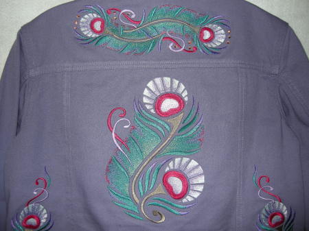 Peacock Feathers Jacket