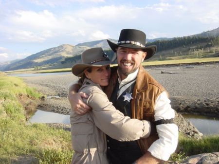 Marry and I in Yellowstone