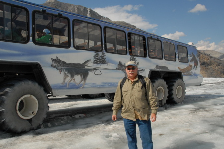 gary, athabasca glacier tour, alberta, canada