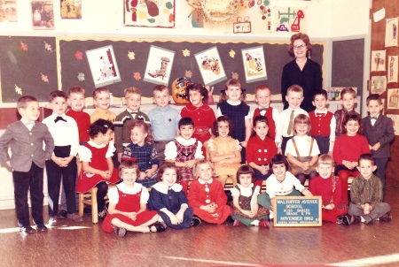 Kindergarten at Waltoffer 1962