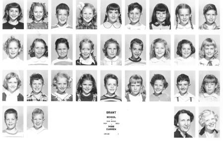 Grant Elementary 1st grade class 1953