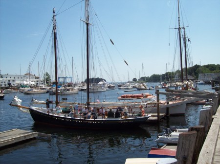 The Surprise sailing vessel in Camden, Maine