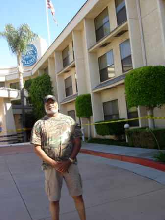 ME, IN FRONT OF SHILO HOTEL, PAMONA, CA