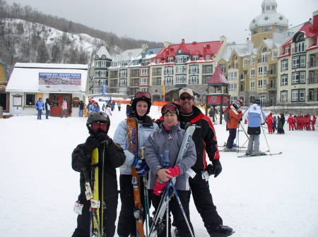 Skiing at Tremblant