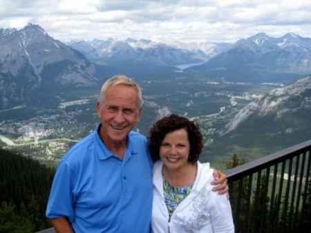 Paula and I in Banff