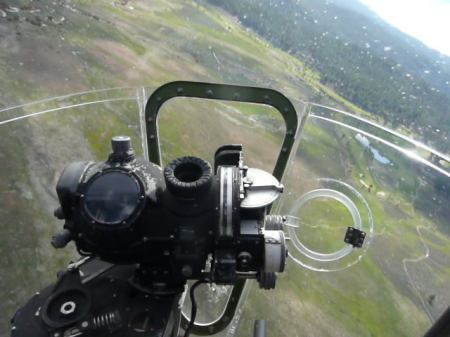 B-17 Bombardier bomb site