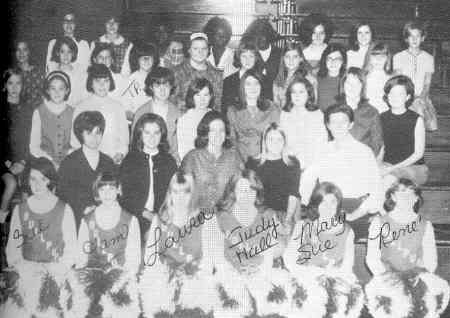Jr. High Pep Club & Cheerleaders  '67