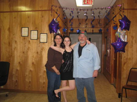 Tim & I with Logan (sweet 16)