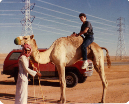 Son, Sean's Camel Ride