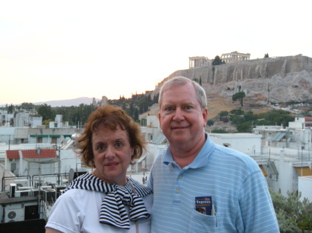 Woody and Nancy in Athens, Greece