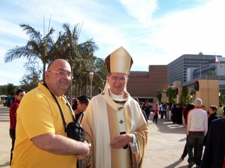 Me and His Eminance Roger Cardinal Mahony
