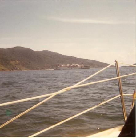 USNS Repose taken from Adm's Sailboat