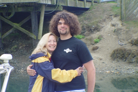 Bonney and 19 year old son Zach in Oregon