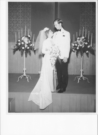 Alton & Julie's wedding day 1971