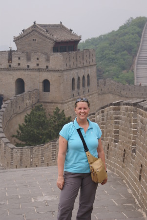 Shelley on the Great Wall of China 5/08