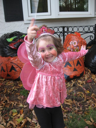 Fairy Sarah ready for Halloween