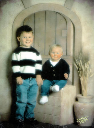 My brother Chad's boys, Noah and Wade Hendren