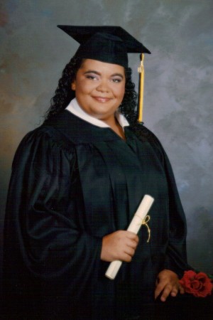 My cap and gown pic.