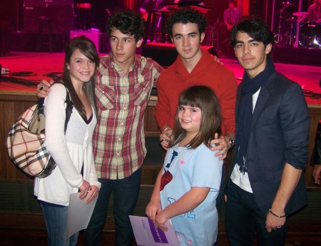 Jamie, Syd', Nick, Kevin and Joe Jonas