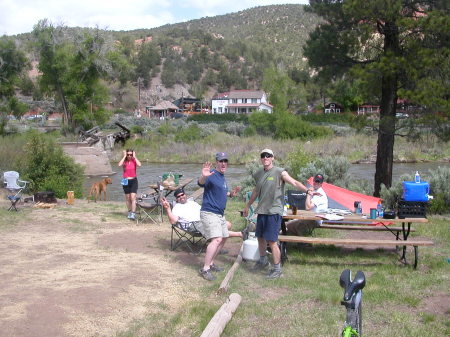 Camping Before Shakedown St. Show-Sox hat on!