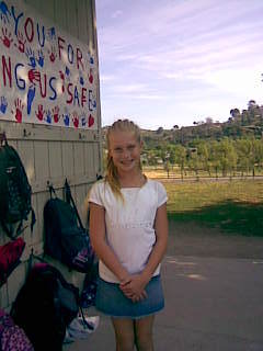 Alicia in 5th grade