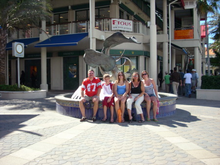 My family in downtown Georgetown, GC, BWI