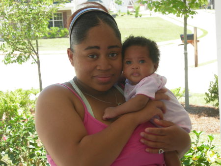 My oldest daughter with her baby