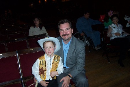 At one of Grant's plays in '05