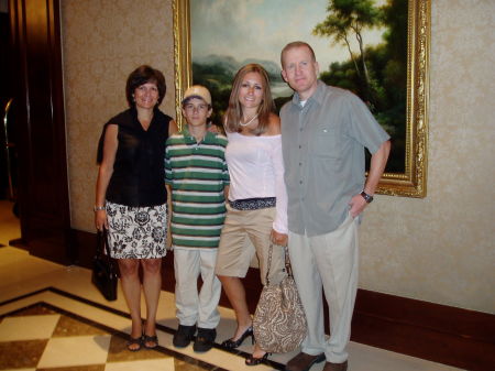 Wife Anne, Son Drake, Daughter Cassi and Steve