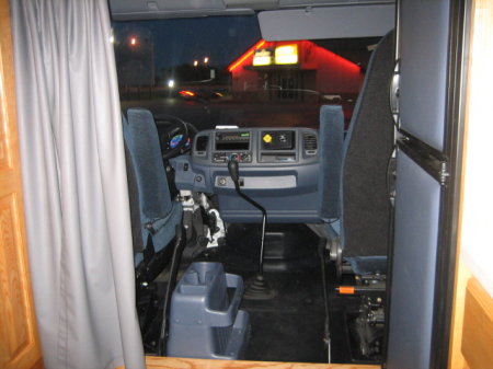 Expedited Truck interior